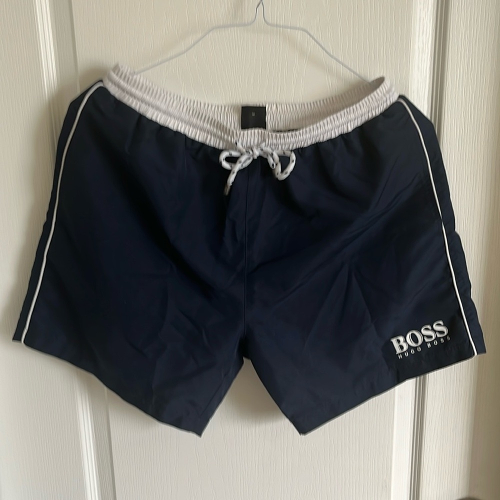 Hugo Boss Blue Swim Trunks